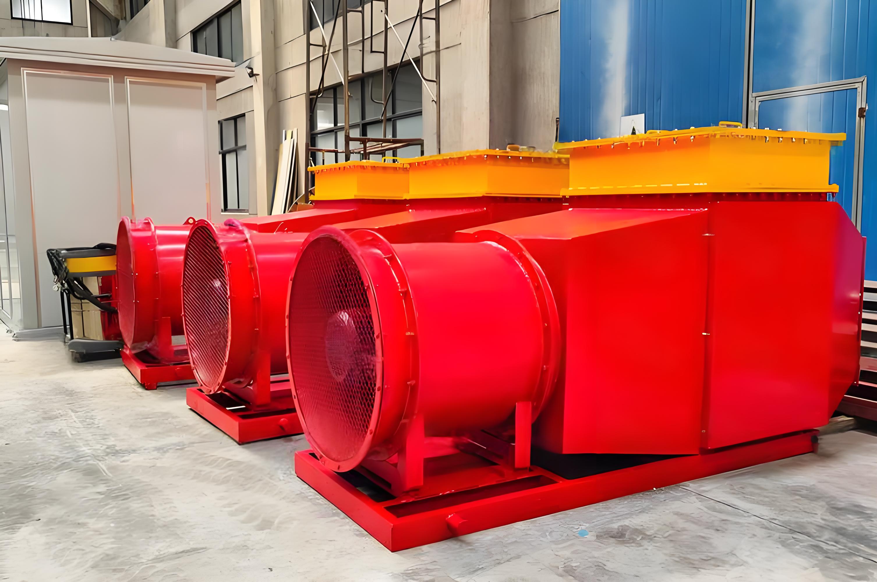 博野礦用防爆熱風機組